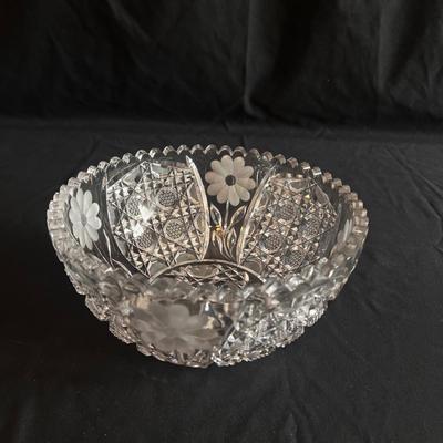 Floral Etched and Cut Crystal Decanter & More (DR-DZ)