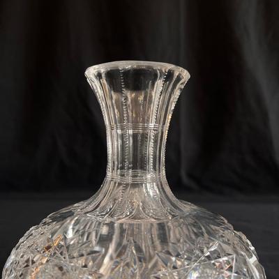 Floral Etched and Cut Crystal Decanter & More (DR-DZ)