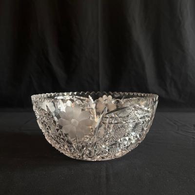 Floral Etched and Cut Crystal Decanter & More (DR-DZ)