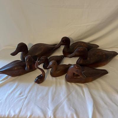 Collection of Wooden Duck Decoys (D-MK)