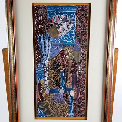 1085 Victorian Space Original Collage by Jane Khan 1990