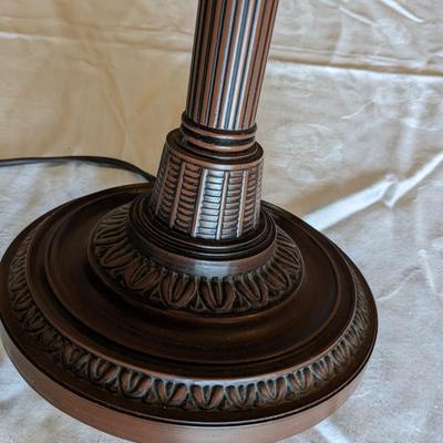 Vintage Bronze Tone Bankers Lamp