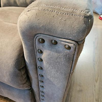 Grey Recliner Sofa (LR-DW)