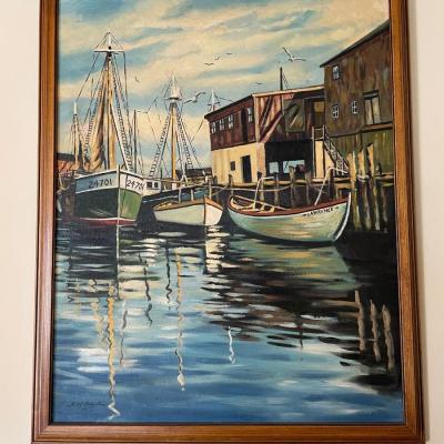 Two Oil on Canvas Paintings