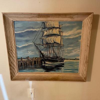 Two Oil on Canvas Paintings