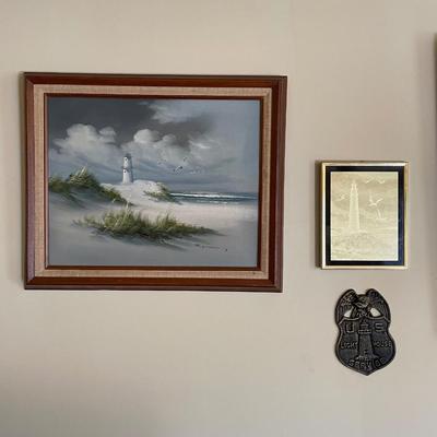 Lot of Lighthouse Theme Wall Art