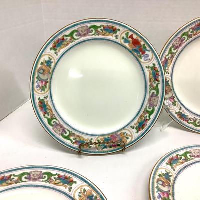 1093 Antique Minton's Caldwell Luncheon Plates