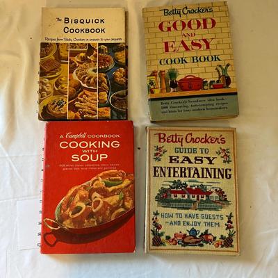 Large Collection of Vintage Cookbooks (D-MK)