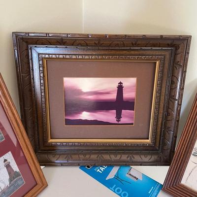 Four Lighthouse Wall Art Items