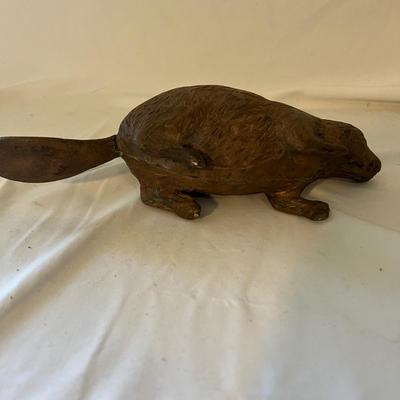 Cast Iron Squirrel Nutcracker and Beaver (D-MK)