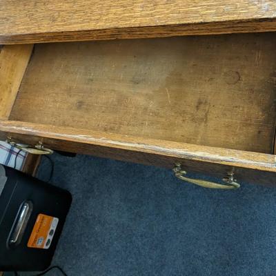 Gorgeous Antique Tiger Oak Mission Desk