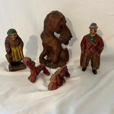 Unique Wooden Carved Figurines (D-MK)