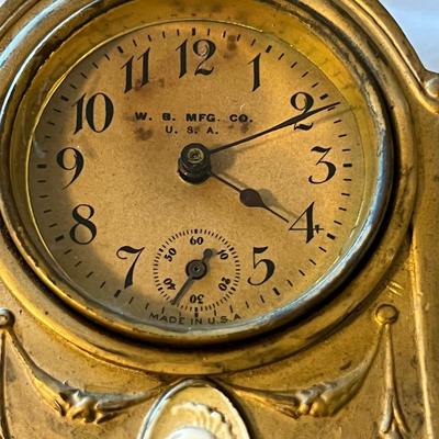 Petite W. B. MFG Metal Clock (D-MK)