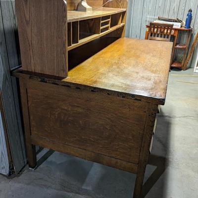 Wonderful Solid Oak Desk
