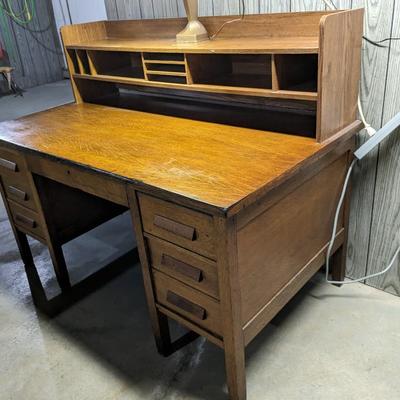 Wonderful Solid Oak Desk