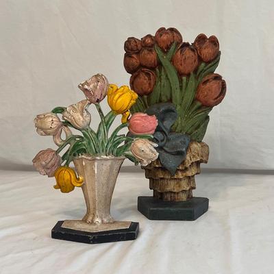Cast Iron Tulip Doorstoppers (DR-DZ)
