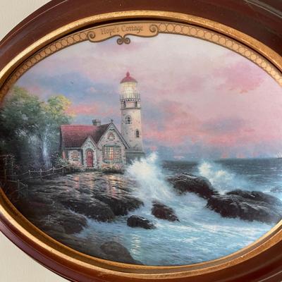 Framed Art Work - Hope's Cottage Lighthouse