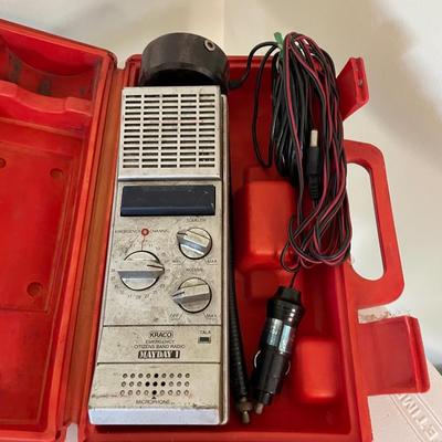 Emergency Citizens Band Radio and Radar Detector