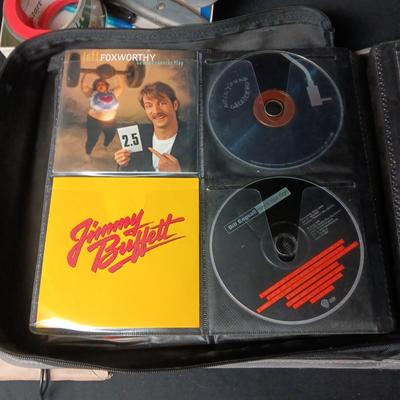 LARGE 3 RING CASE FULL OF A VARIETY OF MUSIC ON DISC