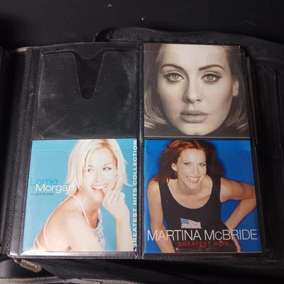 LARGE 3 RING CASE FULL OF A VARIETY OF MUSIC ON DISC