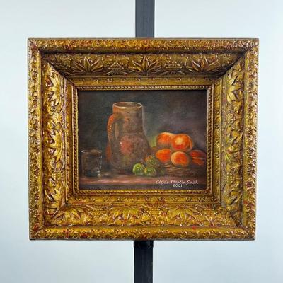 1098 Local Clyde Martin Smith Original Oil Still Life