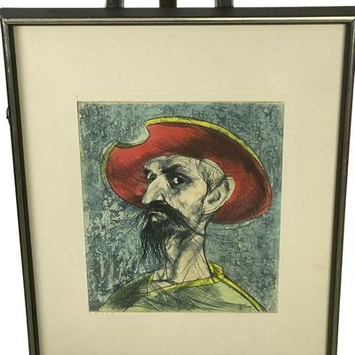 Marianne L. Almasy (American) "Don Quixote" Print or Etching