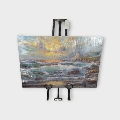 Don Fairbanks Seascape Original Painting Listed California Artist