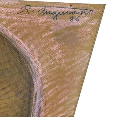 Raul Anguiano Pastel on paper "Tahuana de Espalda"