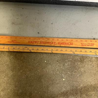 2 Wooden Measurement Sticks