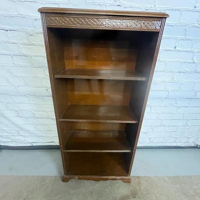 Wooden Open Cabinet Bookcase
