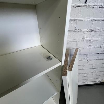 White 3 Tier Bookcase