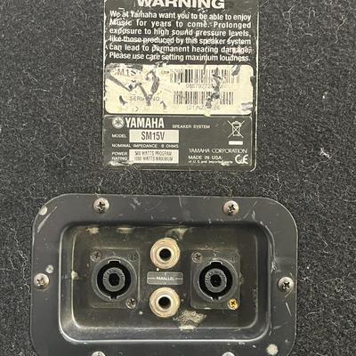 2 YAMAHA SM15V Speaker (Retail $500.00 each)