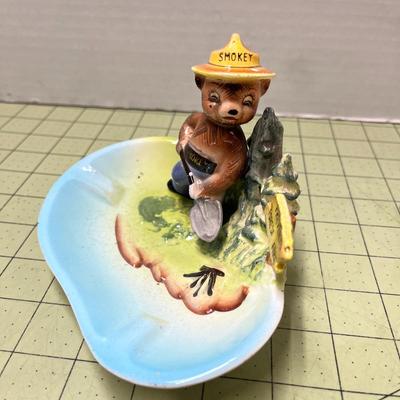 Smoky the bear Mid Century Modern candy dish or Ashtray