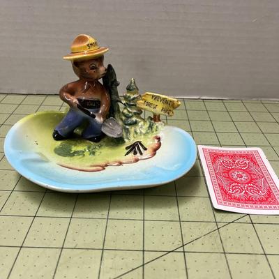 Smoky the bear Mid Century Modern candy dish or Ashtray