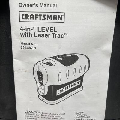 Craftsman 4-in-1 Level with Laser Trac