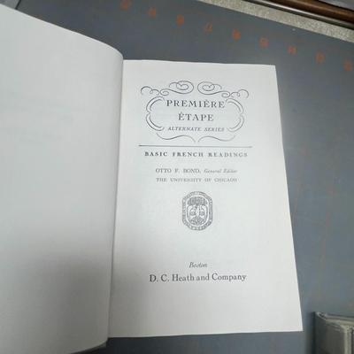 French Readings Book One To Five, French for Reading Knowledge, Begining German, Beginning French A Cultural Approach.