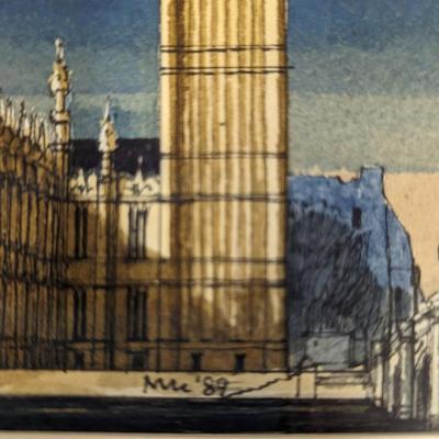 Framed Art London Big Ben 12 3/4" x 11"