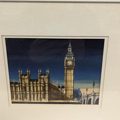 Framed Art London Big Ben 12 3/4" x 11"