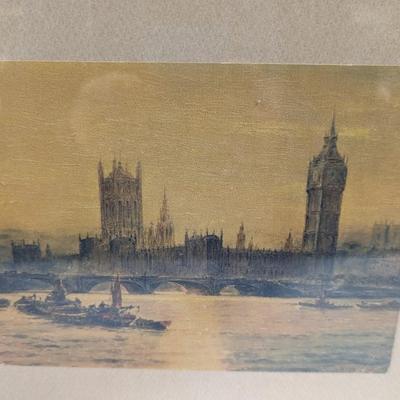 Framed Landscape Art 13 1/2" x 12"
