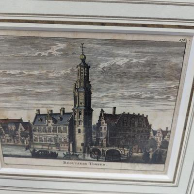 Framed Reguliers Tooren Art 12" x 10 3/4"