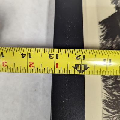 Framed Morgan Dennis Black & White Whiskey Ad 13" x 14"