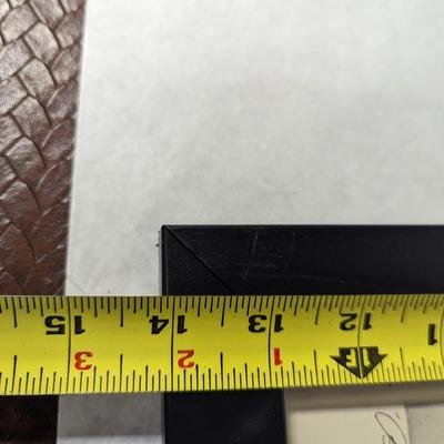 Framed Morgan Dennis Black & White Whiskey Ad 13" x 14"