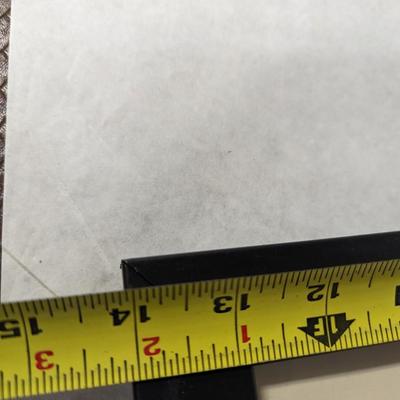 Framed Morgan Dennis Black & White Whiskey Ad 13" x 14"