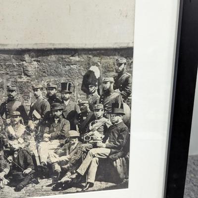 Framed Scottish Band 26" x 20"