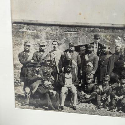 Framed Scottish Band 26" x 20"