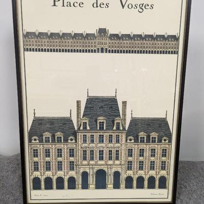 Place des Vosges Print 20 1/2" x 28 1/8"