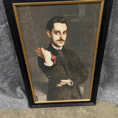 Framed Painting George Vanderbilt from the Biltmore Collection 32 1/2