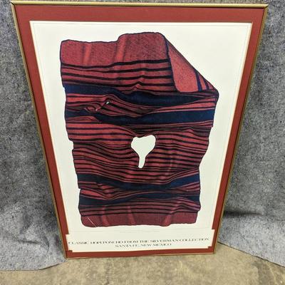 Classic Hopi Poncho From The Silverman Collection Serigraph