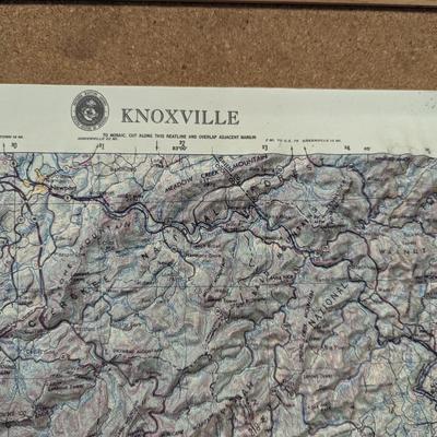 3D Topographic Map Knoxville