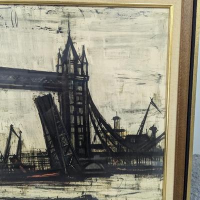 Framed Bridge Artwork 34 1/2" x 23"